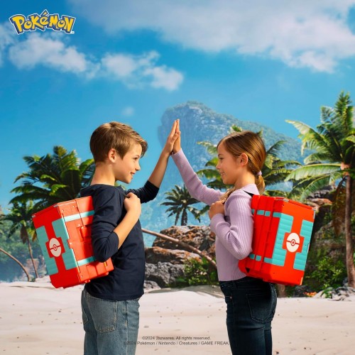 Jazwares Pokemon - Τσάντα Μάχης Παραλία Και Pikachu Φιγούρα Μάχης JW003424 191726509004