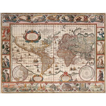 Ravensburger Παζλ 2000Τεμ. Ιστορικός Παγκόσμιος Χάρτης 16633 4005556166336