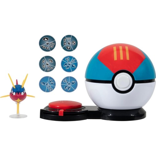 Pokemon Παιχνίδι Μάχης 1τεμ. Wave 5 (3 Σχέδια) – Jazwares  carvanha with stand with lure ball (pkw3717,  JW002724-W05 1917267111