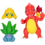 Jazwares  Pokemon 3 Figure Battle Pack Joltik, Oddish, Charmeleon Wave 21 JW095155 191726724285