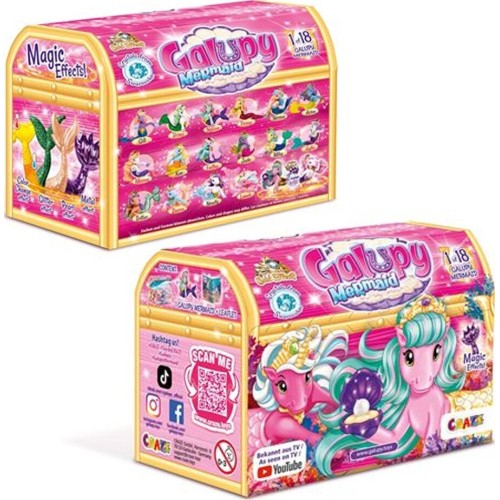 craze Galupy Mermaid - Galupy Mermaid Surprise Box CRZ50576 4059779050576