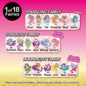 craze Fairy In My Pocket - Fairy In My Pocket Collectible Doll Surprise (18 Designs) - 1 Pc CRZ43974 4059779043974