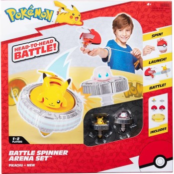 Jazwares pokemon battle spinner arena set - two battle spinners with two poke  spinn JW004402 191726768722
