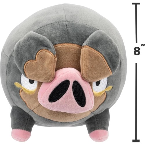 Jazwares Pokemon Lechonk Plush - 8-Inch Plush - Authentic Details For Kids JW095217-W18 191726710042