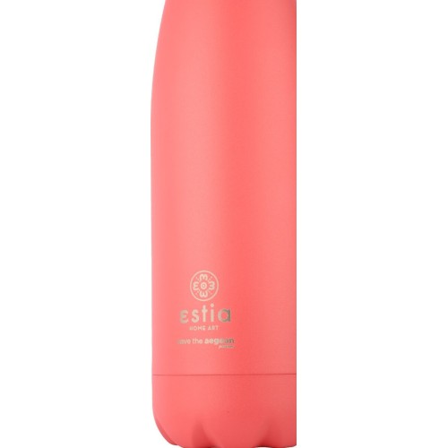 Estia θερμός Flask Lite Save the Aegean 500ml Fusion Coral 01-17996 5207158017996