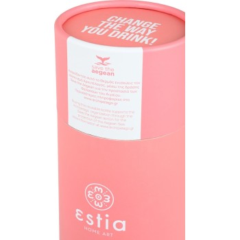 Estia θερμός Flask Lite Save the Aegean 500ml Fusion Coral 01-17996 5207158017996