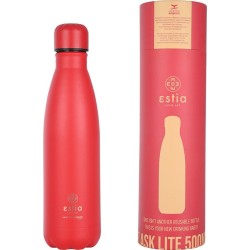 Estia θερμός Flask Lite Save the Aegean 500ml Scarlet red 01-18054 5207158018054