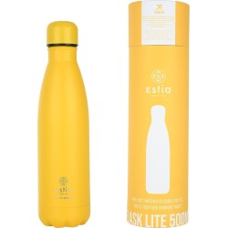 Estia θερμός Flask Lite Save the Aegean 500ml Pineapple Yellow 01-18078 5207158018078