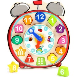 topbright Wooden Shape Sorting Clock 120351 6939838146601
