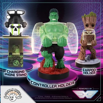 EXG Pro Marvel Avengers Cable Guys: Hulk Phone & Controller Holder Θήκη Αξεσουάρ Παιχνιδιών Και Θήκη Τηλεφώνου 087364 5060525893