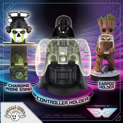 EXG Pro Cable Guys - Star Wars Darth Vader Gaming Accessories Holder And Phone Hold 087358 5060525890390