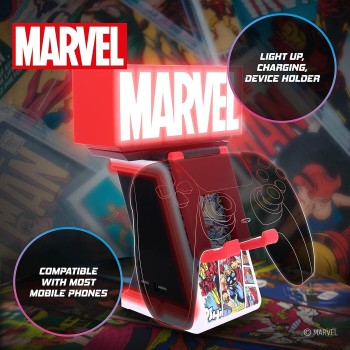 EXG Pro Cable Guys: Marvel Ikon - Light Up Phone & Βάση Φόρτισης - Θήκη Αξεσουάρ Παιχνιδιών 087331 5060525895272