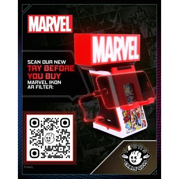 EXG Pro Cable Guys: Marvel Ikon - Light Up Phone & Βάση Φόρτισης - Θήκη Αξεσουάρ Παιχνιδιών 087331 5060525895272