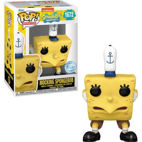 Funko Pop! Animation: Spongebob Squarepants Anniversary - Mocking Spongebob Special  Num 1672 Vinyl Figure 094722 889698784986