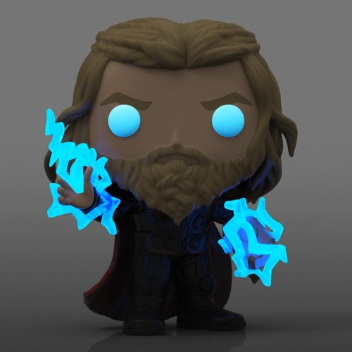 Funko Pop! Marvel Avengers Endgame - Thor With Thunder Glows In The Dark Special  Num 1117 Bobble-Head Vinyl Figure 075132 88969