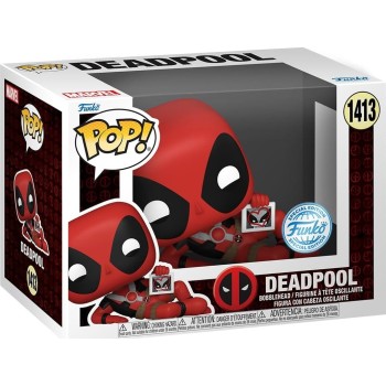 Funko Marvel Avengers Pop! Marvel: Deadpool Parody - Deadpool Hearts Wolvie Special   Num 1413 Bobble-Head Vinyl Figure 095521 8