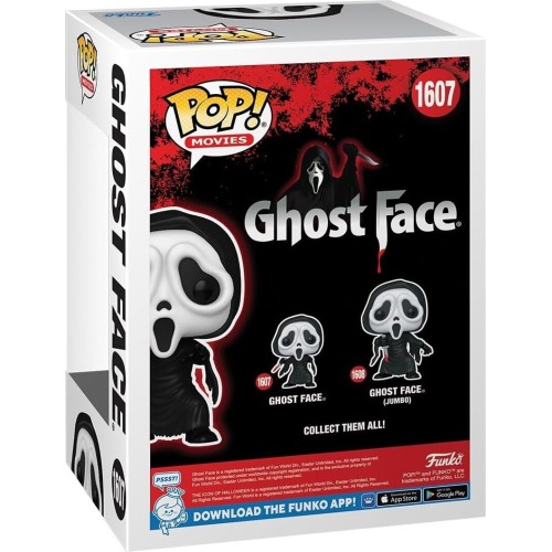 Funko Pop! Movies: Ghostface - Ghostace Glows In The Dark Special   Num 1607 Vinyl Figure 094740 889698816847
