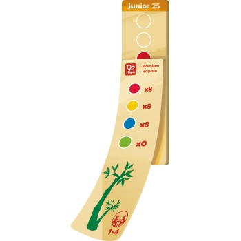 Hape Bamboo Επιτραπέζιο Rapido – Πρόκληση Μνήμης Και Ταχύτητας Με Χρωματιστές Χάντρες E4314A 6943478047501
