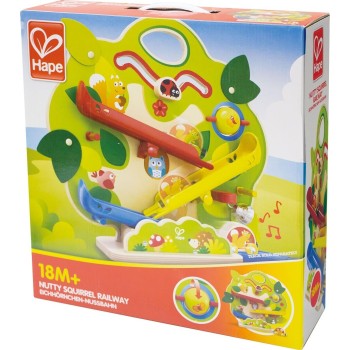 Hape e3821 nutty squirrel railway toy, multi-colour, one size E3821A 6943478021778