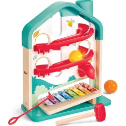 Hape melody house, marble run and xylophone, 12 months + E0512A 6943478045477