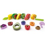 Hape Caterpillar Fruit Feast Set E1072A 6943478036338
