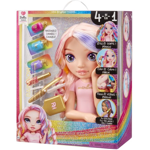 MGA Entertainment Rainbow High Styling Head- Bella 120889-EUC 035051120889
