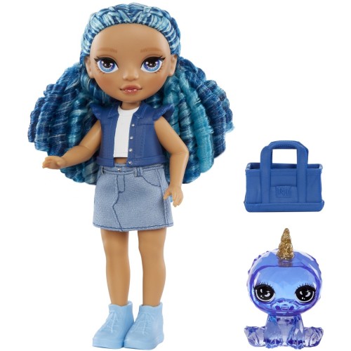 MGA Entertainment Rainbow High Littles Dolls- Sapphire (Blue) 531173-EUC 035051531197