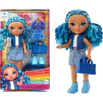 MGA Entertainment Rainbow High Littles Dolls- Sapphire (Blue) 531173-EUC 035051531197