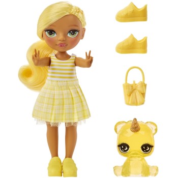 MGA Entertainment Rainbow High Littles Dolls- Daisy (Yellow) 531210-EUC 035051531227