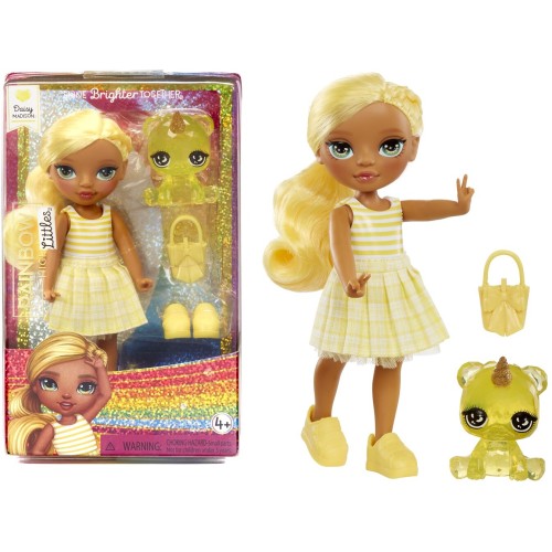 MGA Entertainment Rainbow High Littles Dolls- Daisy (Yellow) 531210-EUC 035051531227