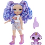 MGA Entertainment Rainbow High Littles Dolls- Amethyst (Purple) 531210-EUC 035051531234