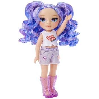 MGA Entertainment Rainbow High Littles Dolls- Amethyst (Purple) 531210-EUC 035051531234