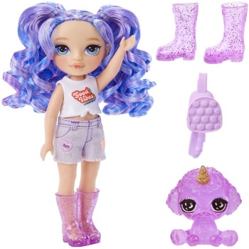 MGA Entertainment Rainbow High Littles Dolls- Amethyst (Purple) 531210-EUC 035051531234