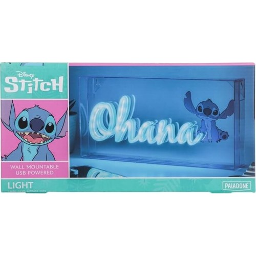 Paladone Disney Stitch Disney: Stitch - Ohana Led Neon  Pp12800ls 096249 5056577729146