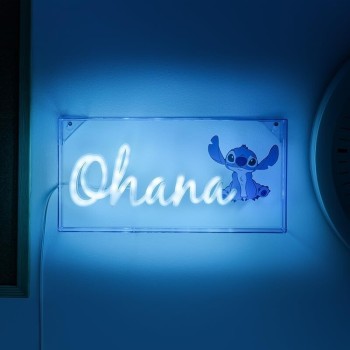 Paladone Disney Stitch Disney: Stitch - Ohana Led Neon  (Pp12800ls) - Διακοσμητικό Φωτιστικό 096249 5056577729146
