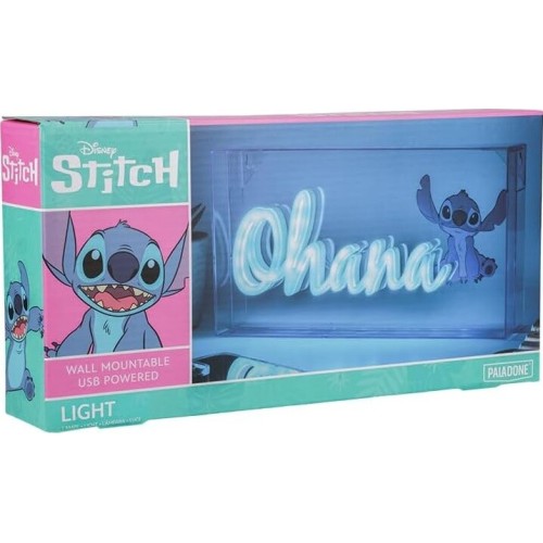 Paladone Disney Stitch Disney: Stitch - Ohana Led Neon  Pp12800ls 096249 5056577729146