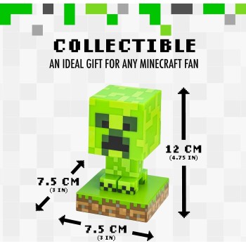 Paladone Icons: Minecraft - Creeper Light BDP (PP6593MCFV2) 057505 5055964742270