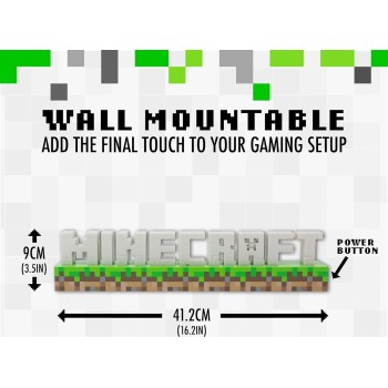 Paladone Minecraft Logo Light Pp8759mcf 070817 5055964775476