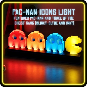 Paladone Pac Man And Ghosts (Pp7097pm) - Διακοσμητικό Φωτιστικό 063055 5055964752804