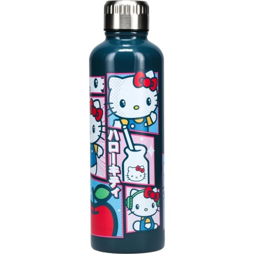 Paladone Hello Kitty Metal Water Bottle PP13290HK 096261 5056577735529