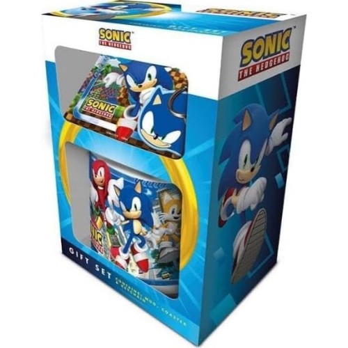 Pyramid International SEGA: Sonic The Hedgehog -  Κούπα, Σουβέρ & Μπρελόκ Σετ Δώρου (GP86530) 089808 5050293865300