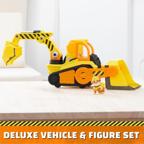 Spin Master Paw Patrol Rubble & Crew: Rubble S - Bark Yard Deluxe Bulldozer Vehicle (6068074) 102498 778988496275