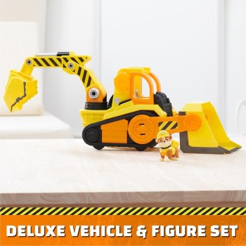 Spin Master Paw Patrol Rubble & Crew: Rubble S - Bark Yard Deluxe Bulldozer Vehicle (6068074) 102498 778988496275