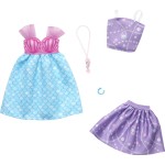 Mattel Barbie Μοδες - Σετ Των 2 Fashions Αξεσουάρ Για Κούκλα Σετ Ρούχων Κούκλας Mermaid-Themed Dress GWF04 / HRH44 194735177141
