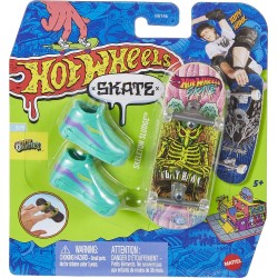 Mattel Hot Wheels Skate & Παπούτσια Skate Skeleton Sludge Skate Παιχνίδι Δραστηριοτήτων/Δεξιοτήτων Finger Board HGT46 / HVK14 19