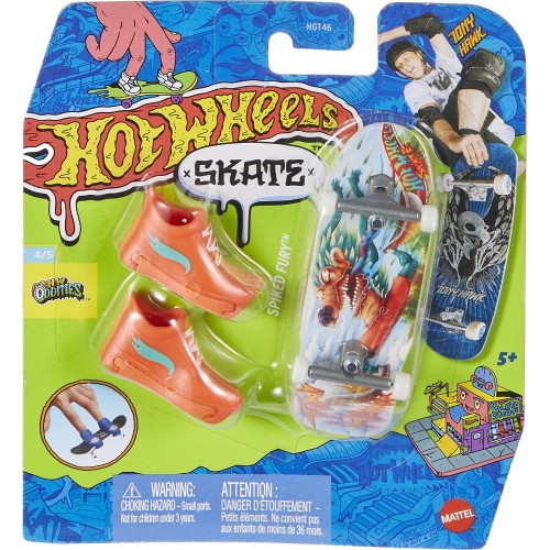 Mattel Hot Wheels Skate & Παπούτσια Skate Virtually Cool Skate Παιχνίδι Δραστηριοτήτων/Δεξιοτήτων Finger Board HGT46 / HVK15 194