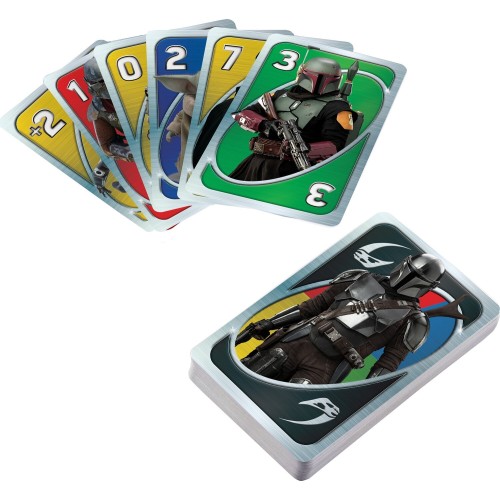 Mattel Uno Mandalorian Games Επιτραπέζια Παιχνίδι Παιχνίδι Καρτών  HJR23 194735093052