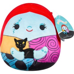 Jazwares Squishmallows Nightmare Before Christmas Sally Holding Black Cat 10" Plush JWSQ0664 196566427389