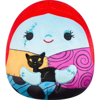 Jazwares Squishmallows Nightmare Before Christmas Sally Holding Black Cat 10" Plush JWSQ0664 196566427389
