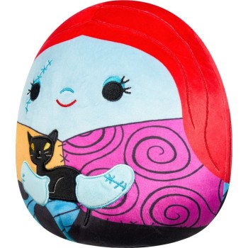 Jazwares Squishmallows Nightmare Before Christmas Sally Holding Black Cat 10" Plush JWSQ0664 196566427389